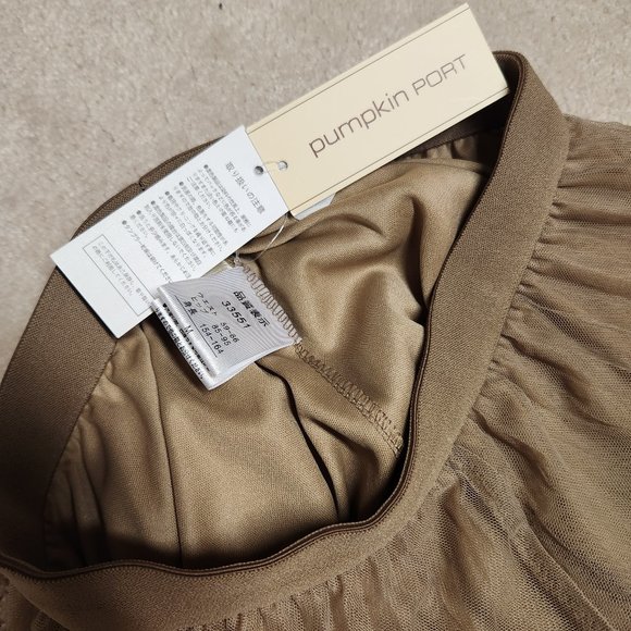 NWT Pumpkin Port Pleated Skirt - Picture 2 of 2